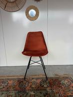 Mooie Eettafelstoel / Bureaustoel, Ophalen, Gebruikt, Bruin, Metaal