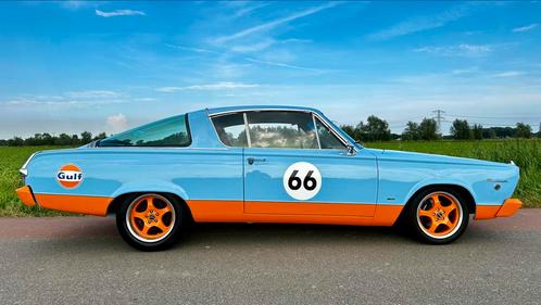 PLYMOUTH BARRACUDA FORMULA S, ‘66 V8 273Ci 235PK NOS MUSCLE, Auto's, Oldtimers, Bedrijf, Te koop, Plymouth, Benzine, Coupé, Handgeschakeld
