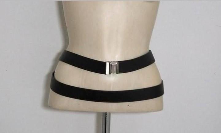 Exclusieve zwarte 100% kalfsleren designer riem Jil Sander, Kleding | Dames, Riemen en Ceinturen, Zo goed als nieuw, Tailleriem