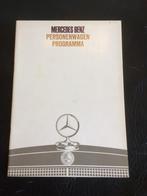 Mercedes Benz Personenwagen programma eind `60 begin `70, Ophalen of Verzenden, Mercedes