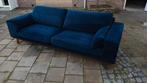 Nous living Torino Wehkamp donkerblauwe bank 3 zitsbank, Huis en Inrichting, Ophalen, Tweepersoons, 75 tot 100 cm, Zo goed als nieuw