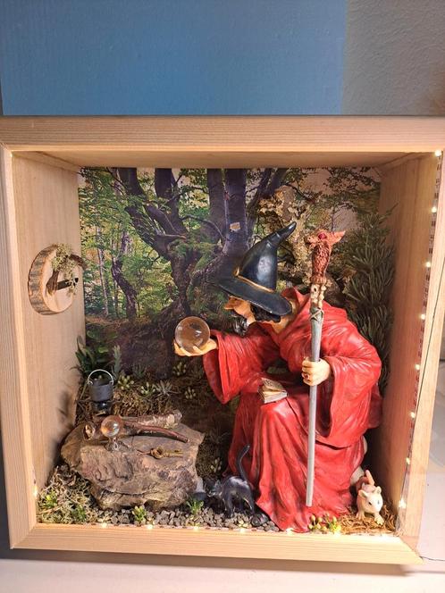 Kijkkast tovenaar, Huis en Inrichting, Woonaccessoires | Overige, Ophalen of Verzenden