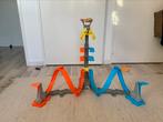 Hot Wheels racebaan met looping en schietschans, Ophalen of Verzenden, Zo goed als nieuw, Hot Wheels, Met looping