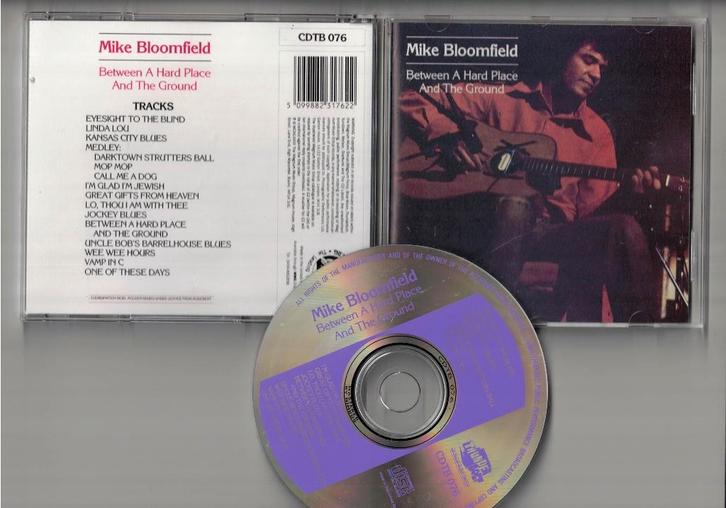 MIKE BLOOMFIELD CD Between a Hard Place and the Ground, Cd's en Dvd's, Cd's | Jazz en Blues, Zo goed als nieuw, Blues, 1980 tot heden