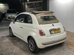 Fiat 500 C 1.2 Lounge CABRIO 2011 WIT 2e EIG(VAN 2014) *73.4, Auto's, Euro 5, Stof, Gebruikt, 4 cilinders