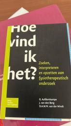 G. Aufdemkampe - Hoe vind ik het?, Ophalen of Verzenden, Zo goed als nieuw, G. Aufdemkampe; D.A.W.M. van der Windt; J. van den Berg