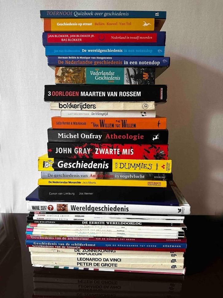 Geschiedenisboeken 36 stuks, Boeken, Geschiedenis | Wereld, Gelezen, Overige gebieden, Ophalen of Verzenden