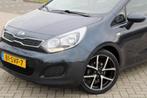 Kia Rio 1.2 CVVT Comfort Pack l Airco l Elek Pak l Navi, Euro 5, 4 cilinders, Blauw, Origineel Nederlands
