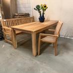 Tuintafel - 200 x 90 cm - massief teakhout - Bij TTM Wonen -, TTM Wonen, Meubels – (Perzische) Tapijten en Woonaccessoires, Taag 63, 2491 CS, Den Haag (Forepark)