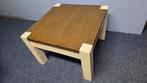 Houten bijzettafeltjes 3 stuks, Ophalen, Gebruikt, 50 tot 100 cm, Vierkant