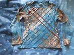 mooi blauw bruin shirt Pampolina mt 116, Meisje, Ophalen of Verzenden, Zo goed als nieuw, Pampolina