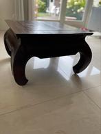 Teakhouten opiumtafel 60x60 cm, Huis en Inrichting, Gebruikt, Vierkant, 55 tot 75 cm, Hout
