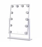 opmaakspiegel met verlichting, Huis en Inrichting, Ophalen, Minder dan 50 cm, Zo goed als nieuw, Minder dan 100 cm