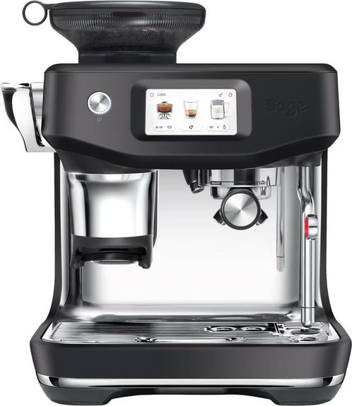 SAGE the Barista Touch Impress Cold Black Stainless Steel, Witgoed en Apparatuur, Koffiezetapparaten, Nieuw, Koffiemachine, Ophalen of Verzenden