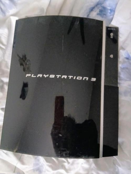 PS3 Phat 80 gb met controller, Spelcomputers en Games, Spelcomputers | Sony PlayStation 3, Gebruikt, Phat, 80 GB, Met 1 controller