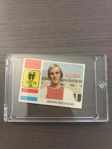 Tarjeta de fútbol de Johan Neeskens beschikbaar voor biedingen