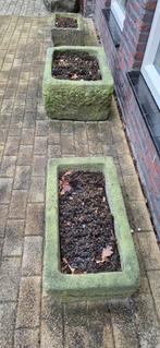 Bentheimerzandsteen  bakken/troggen - 3 stuks, Ophalen, Steen, Gebruikt, Minder dan 30 cm