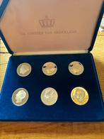ZILVER 6 x munt De vorsten van Nederland, Ophalen of Verzenden, Koningin Beatrix, Euro's, Zilver