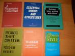 6 study books Engels Grammar Elements of Style voor €12,00, Zie tekst, Niet van toepassing, Ophalen of Verzenden, Zo goed als nieuw