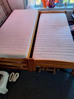 Twee eenpersoonsbedden, Ophalen, Gebruikt, 90 cm, Eenpersoons