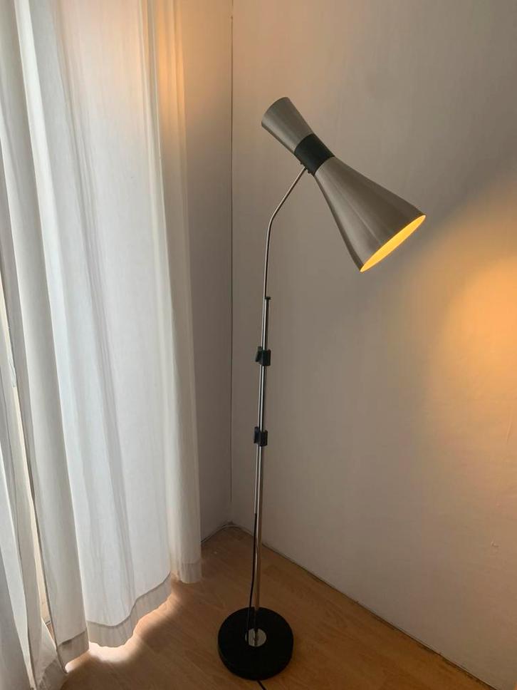Fog & Morup 60s vloerlamp, Huis en Inrichting, Lampen | Vloerlampen, Zo goed als nieuw, 150 tot 200 cm, Ophalen of Verzenden