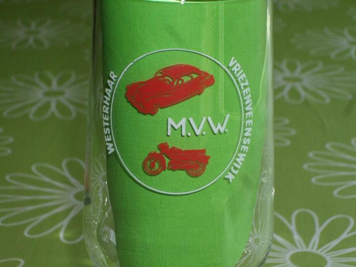 M.V.W. Westerhaar Vriezenveensewijk glas, Verzamelen, Overige Verzamelen, Zo goed als nieuw, Ophalen of Verzenden