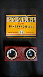 Ouderwetse Stereoscoop met Positieven - Nieuwstaat, Ophalen