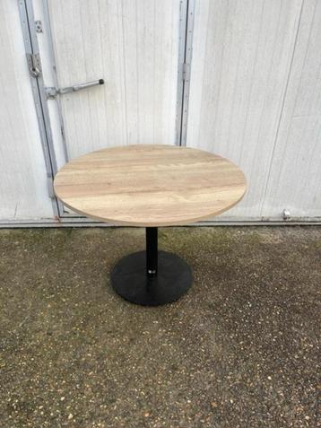 1 houtlook naturel horeca bistro restaurant tafel rond 110 beschikbaar voor biedingen