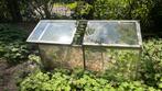 Kleine Glazen Kas Groeikas Schuifdak, Ophalen, Glas, Gebruikt, Aluminium