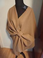 stola cape nieuw camel bruin nieuwe, Ophalen of Verzenden, Nieuw, Maat 46/48 (XL) of groter