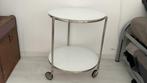 Glazen tafel Vinted van Ikea, Huis en Inrichting, Minder dan 55 cm, Gebruikt, Rond, Glas