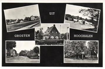 Groeten uit Hooghalen - 5 afb o.a. Middendorp - 1960 gelopen