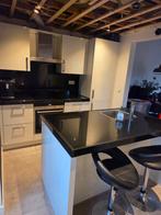 Hoogglans witte keuken incl Siemens apparaten, Huis en Inrichting, Keuken | Complete keukens, Ophalen, Zo goed als nieuw, Wit