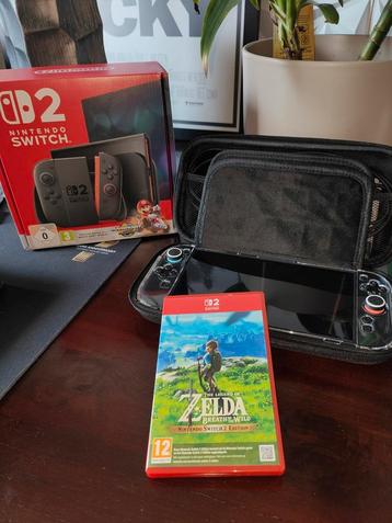 Nintendo Switch 2 met extra's + Zelda. beschikbaar voor biedingen