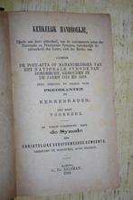 Kerkelijk Handboekje Synode Christelijke Gereformeerde 1882, Antiek en Kunst, Ophalen of Verzenden