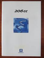 Peugeot 206 CC (sept. 2001) met 3 bijlagen, Ophalen of Verzenden, Nieuw, Peugeot