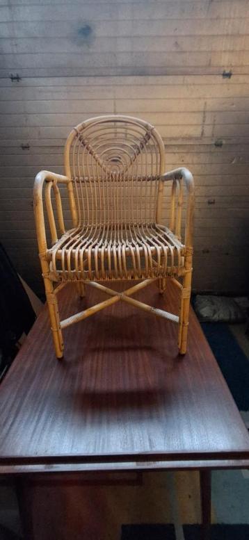 vintage bohemian rotan rohe stoel beschikbaar voor biedingen