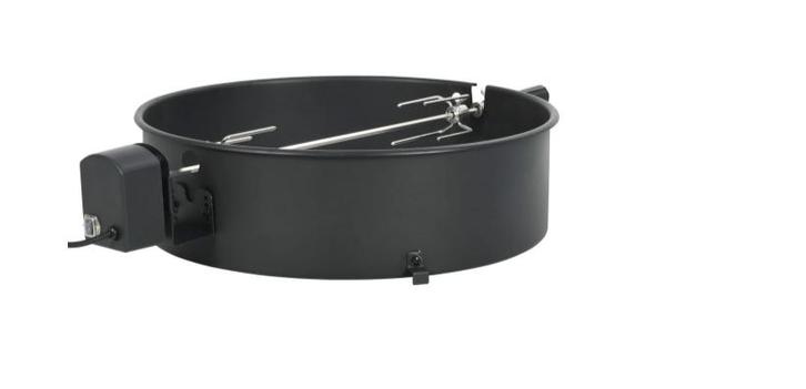 NIEUW | BBQ rotisserie ring spit grill 57 cm zwart! GRTS BEZ, Tuin en Terras, Barbecue-accessoires, Nieuw, Verzenden