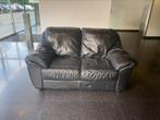 Leer Sofa, 150 tot 200 cm, Gebruikt, Hout, 75 tot 100 cm