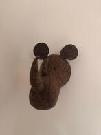 Neushoorn kop knuffel, Kinderen en Baby's, Kinderkamer | Inrichting en Decoratie, Ophalen, Zo goed als nieuw, Wanddecoratie