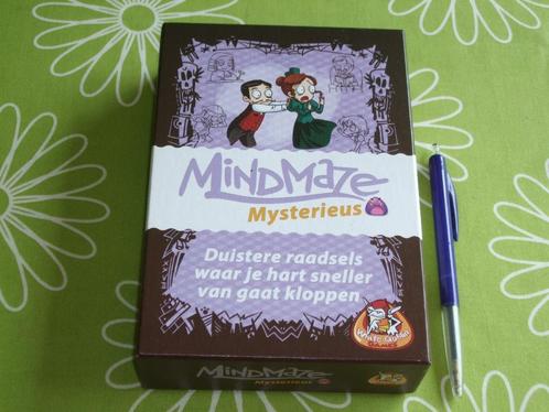Mindmaze - Mysterieus - Duistere raadsels, Hobby en Vrije tijd, Gezelschapsspellen | Overige, Zo goed als nieuw, Een of twee spelers