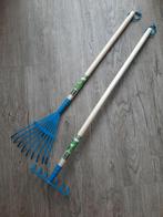 kinderhark en kinderbladhark met houten steel, Ophalen of Verzenden, Nieuw, Hark