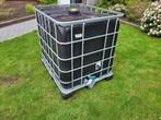 IBC container 1000L zwart anti-alg – gespoeld, Ophalen, Kunststof, -, Zo goed als nieuw