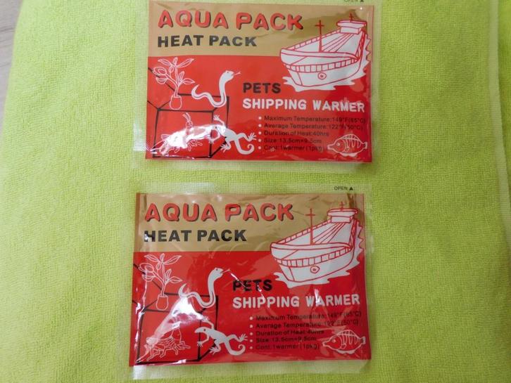 heatpacks gold 40 uurs, 72 uurs en 110 uurs, Dieren en Toebehoren, Vissen | Aquariumvissen, Zoetwatervis, Vis, Schoolvis