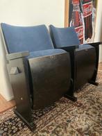 Vintage Set Bioskoopstoelen, Ophalen, Hout, Gebruikt, Twee