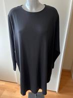 Zwarte jurk lekker vallende stof maat 2XL, H&M, Ophalen of Verzenden, Zo goed als nieuw, Jurk
