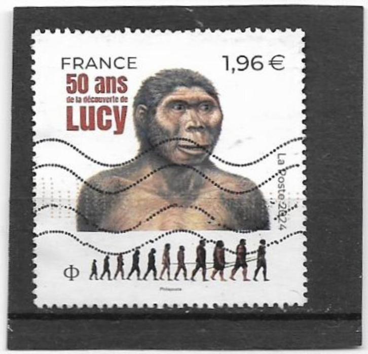 Frankrijk 2024 50 Ans de la decouverte  de Lucy  €1,96, Postzegels en Munten, Postzegels | Europa | Frankrijk, Gestempeld, Verzenden