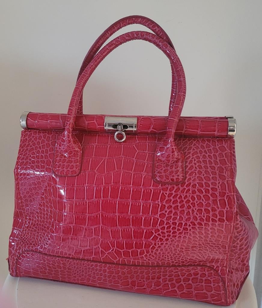 Rode handtas, Sieraden, Tassen en Uiterlijk, Tassen | Damestassen, Ophalen of Verzenden, Rood, Handtas