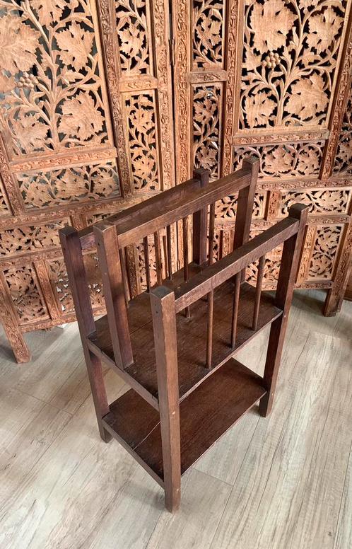 Art deco houten kranten houder., Antiek en Kunst, Antiek | Woonaccessoires, Ophalen of Verzenden