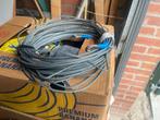 Staalkabel 4mm lengte=28 meter met kousen, Ophalen of Verzenden, Zo goed als nieuw, Handmatig